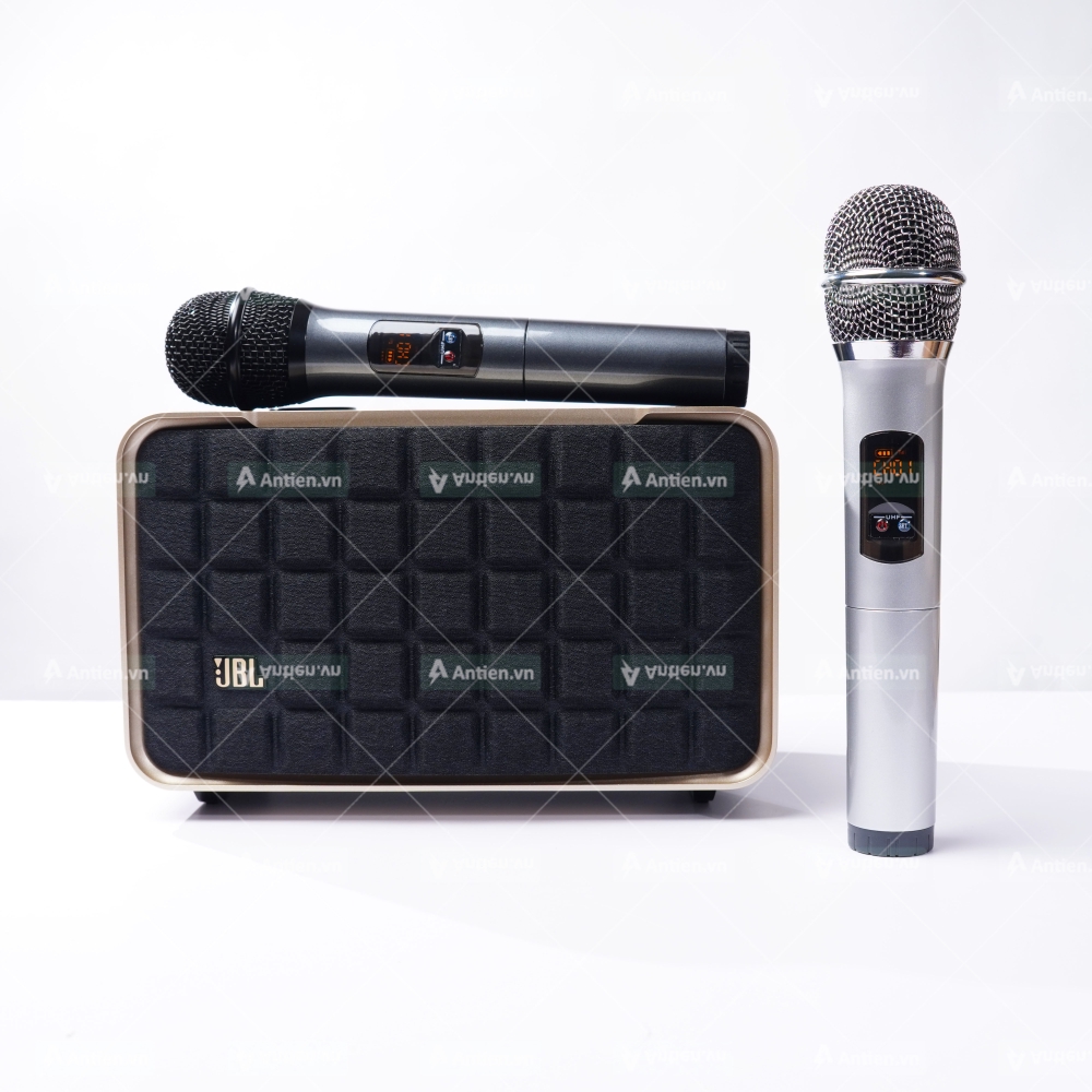 Micro Karaoke kh ng d y h t tr n t Excelvan K18U 02 mic UHF